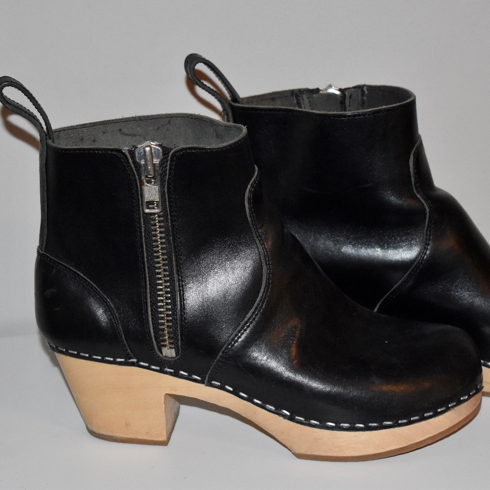 Swedish Hasbeens Zip It Emy Boot